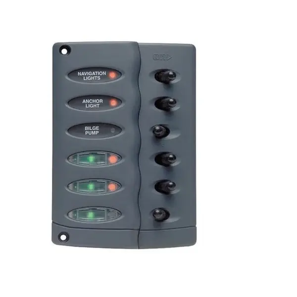 BEP Switch Panel DC 6 Function Water Proof - CSP6 -F Jusqu'à Épuisement Des Stocks