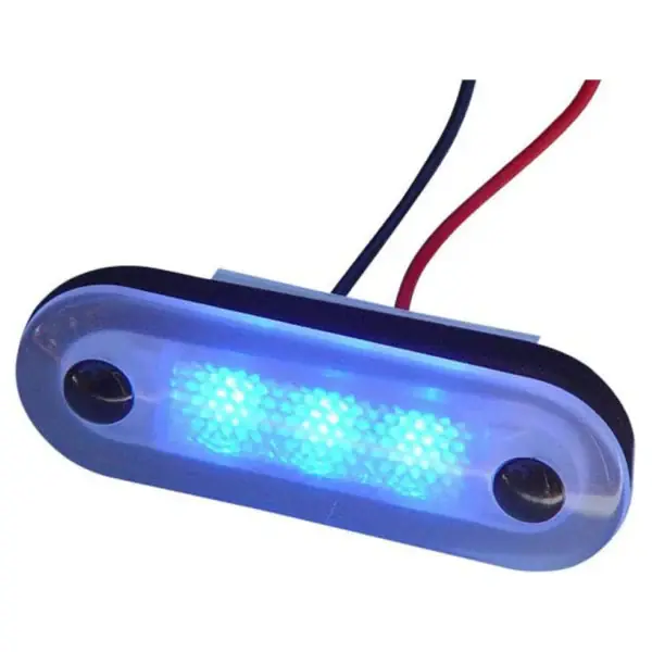 Certifié Aquasignal 3 -LED Courtesy Light Blue - 164017
