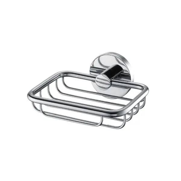 Pas Cher Justime Chrome Shower Soap Basket Set-6810-87-80CP