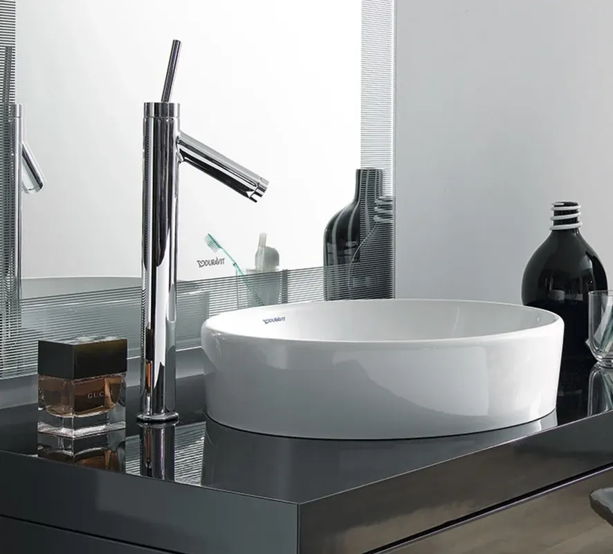 Hansgrohe Axor Stainless Steel Single Lever High Rise Mixer Tab - 10129000 Nouveauté