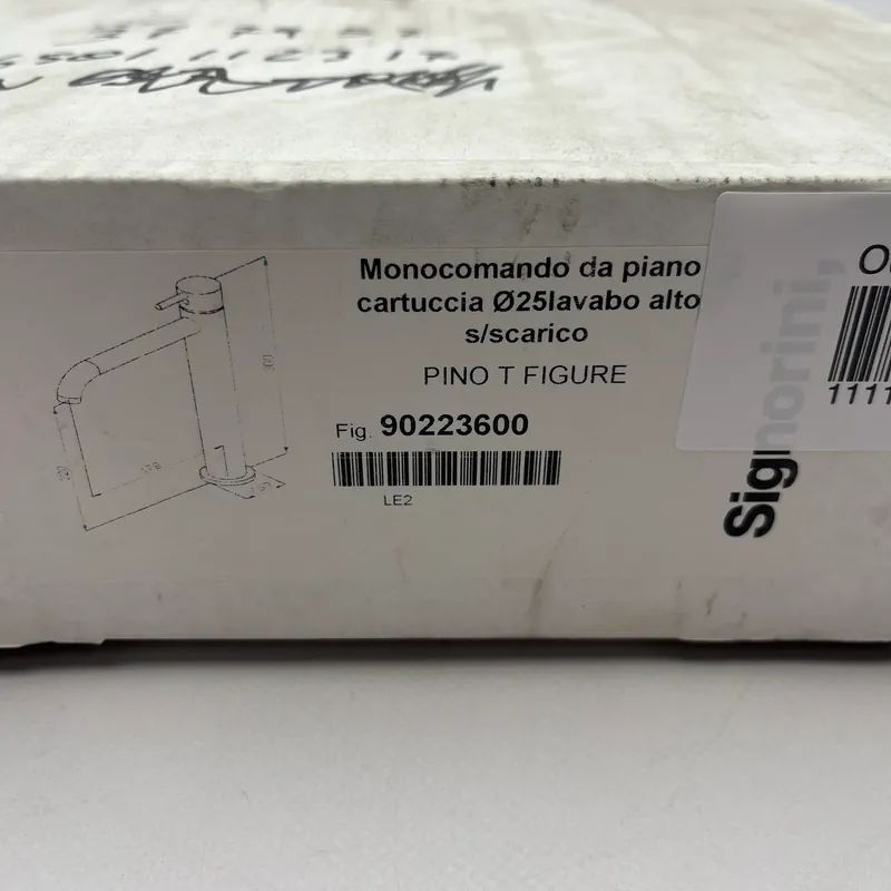 Signorini High Single Liver Mixer Tab Chrome - 90223600 Certifié