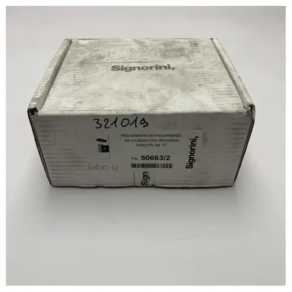 Retour Gratuit Signorini Febo Square Build in Single Liver Shower Mixer - 50663/2