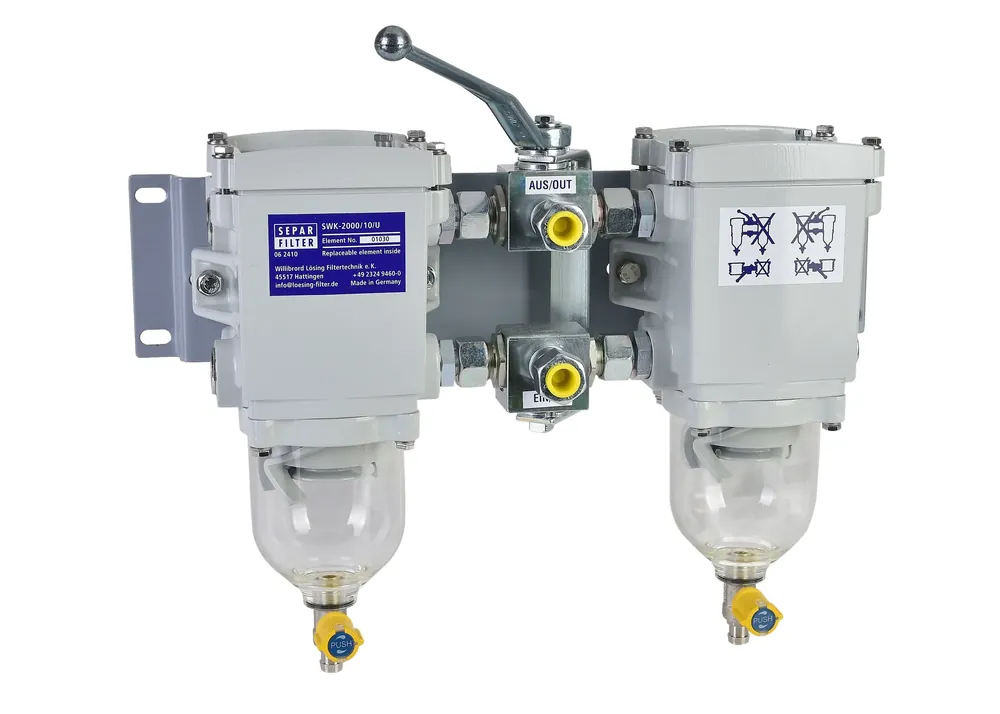 Separal SWK2000/10h Double Fuel Filter 600L/H Commander Vite