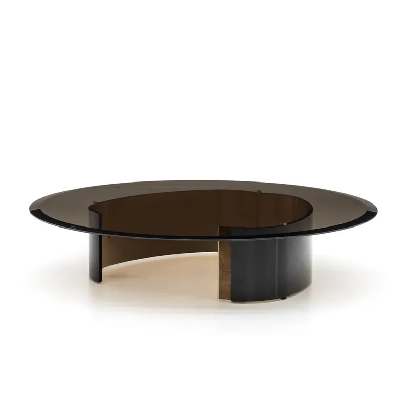 Minotti Bangle Coffee Table Round 110 cm bronze Paiement Sécurisé