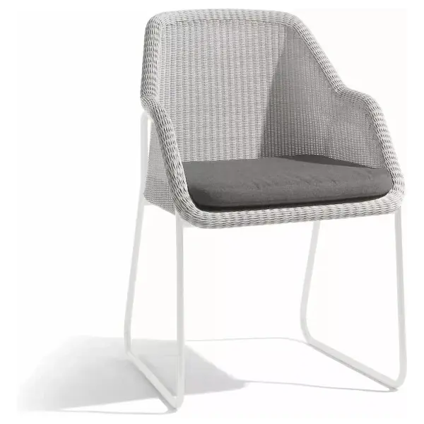 Certifié Manutti Mood FS-CH29-F8-31 Off White Dining Chair