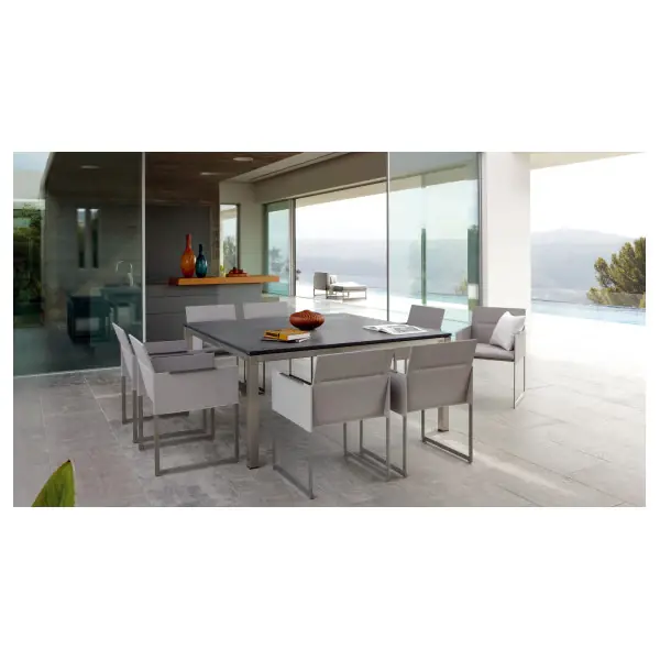 Manutti Squat Outdoor Dining Chair Gray - FS -CH32 Must-Have