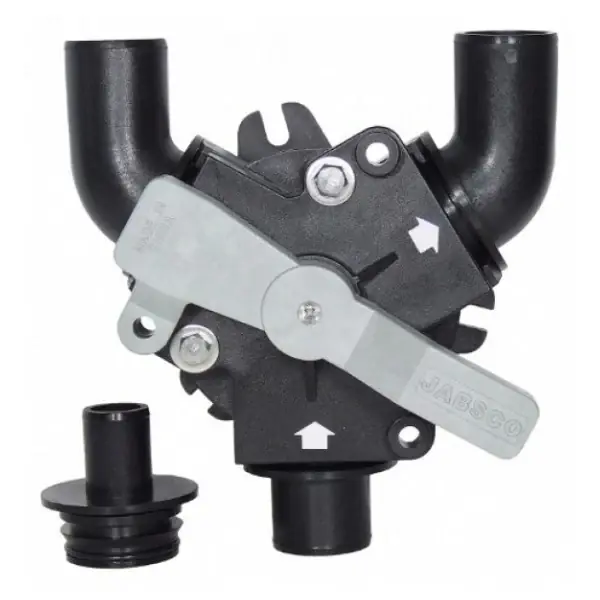 Livraison Express JabSCO Y-valve Divide crane Black 38 mm Black-45490-1000