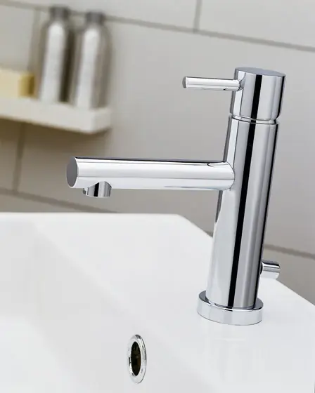 Treemme Vela 5810 Chrome Single Liver Mixer Tab - AM 5810 CC VL Expédition Rapide