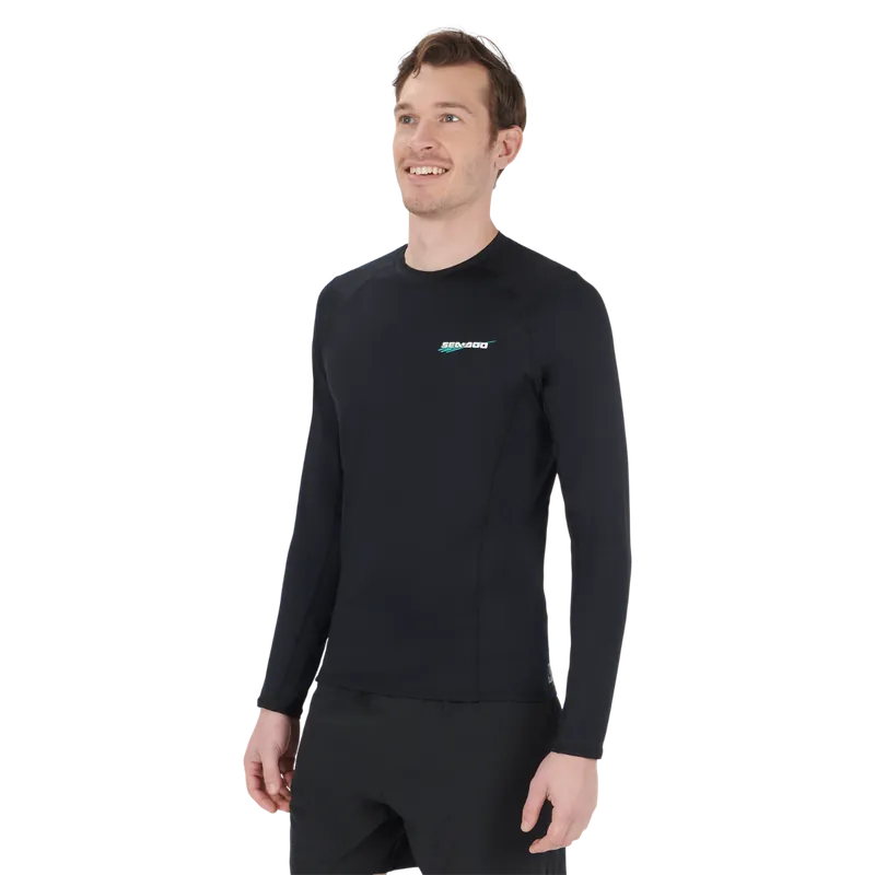 Réduction Maillot de protection artwork imprimé à manches longues pour homme Sea-Doo