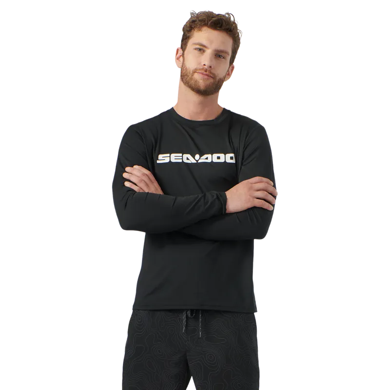 Maillot de protection à manches longues Signature pour homme Sea-Doo Jusqu'à Épuisement Des Stocks