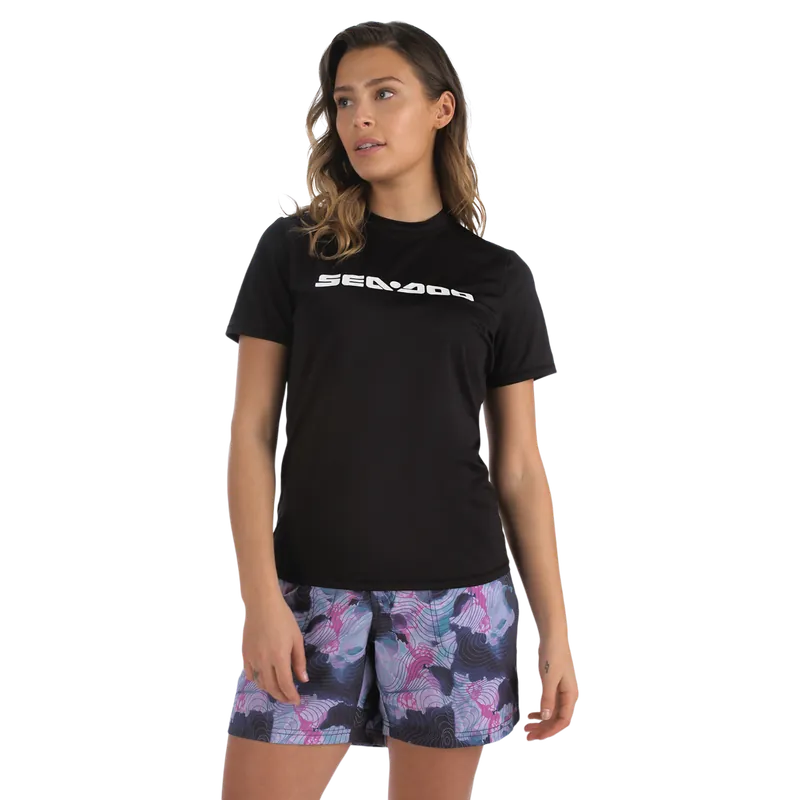 Maillot de protection à manches courtes signature pour femme Sea-Doo* Prix Choc
