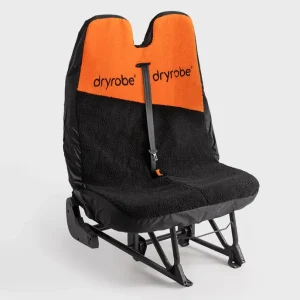 Housse De Siège Auto Double Orange Noir Offre Spéciale