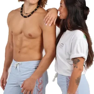 Haute Qualité Jacky Light Blue Boardshort Unisexe