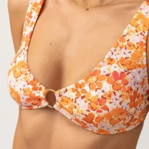 Must-Have Rosa Floral - Haut De Maillot Femme
