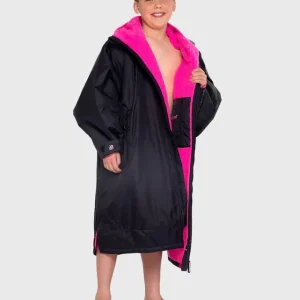 Advance Kids Changerobes - Poncho Impermeable Enfant Noir / Rose Nouvelle Collection