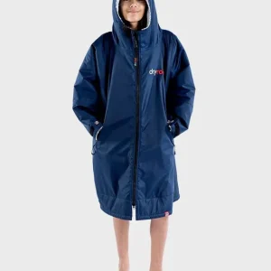 Offre Limitée Advance Kids Changerobes - Poncho Impermeable Zippé Enfant Navy/Gris