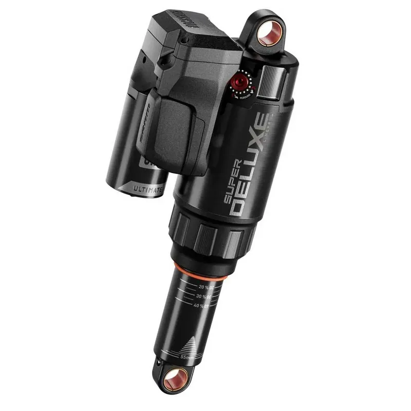 RockShox Amortisseur Super Deluxe Ultimate Flight Attendant LinearXLAir TokenLoc2 Reb55/Comp30 Mid4-Loc6 HB Std D1 Hightower2,3 2019-2024 Expédition Rapide