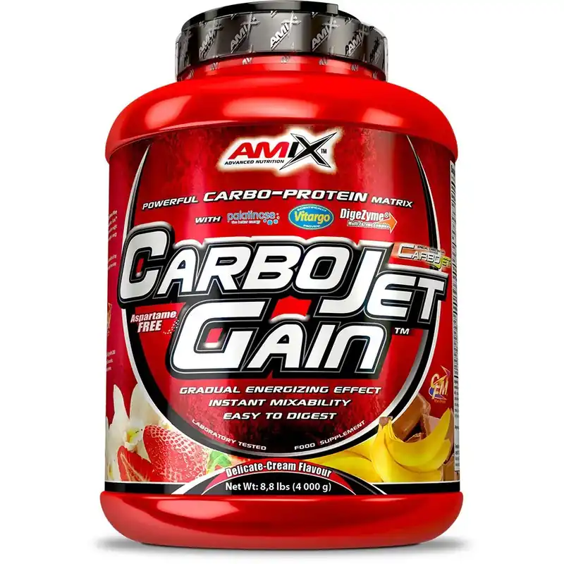 Amix Boisson de poudre de glucides CarboJet Gain Fraise 4kg Prix Choc