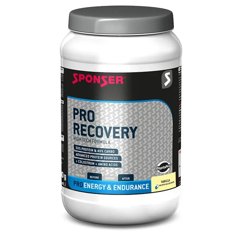 Sponser Sport Food Boisson de récupération Pro Vanille 800g Nouvel Arrivage