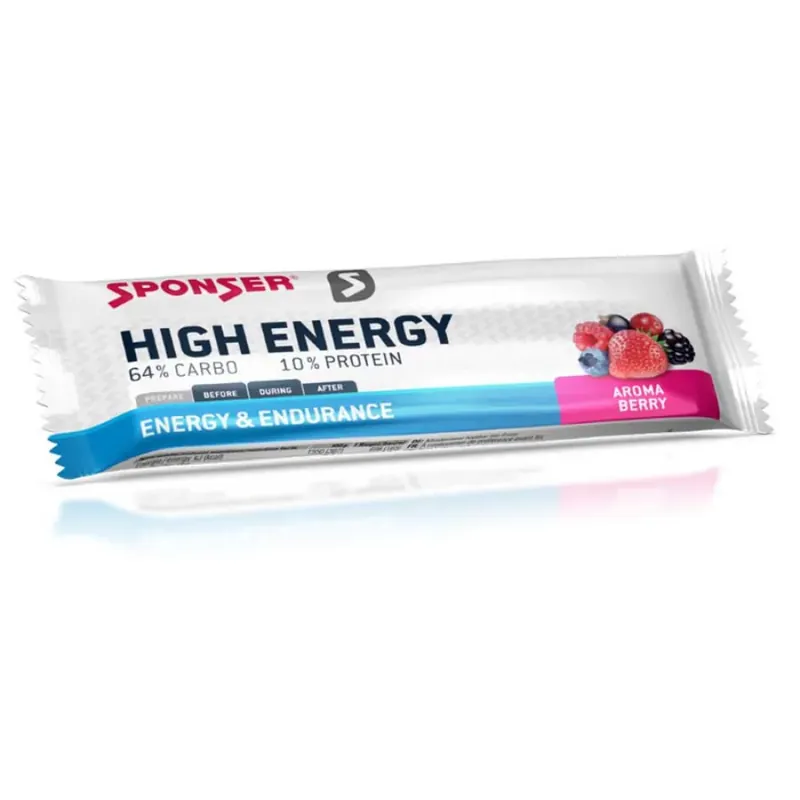 Sponser Sport Food Boîte de barres énergétiques High Baie 45g 30 unités Expédié Aujourd'hui
