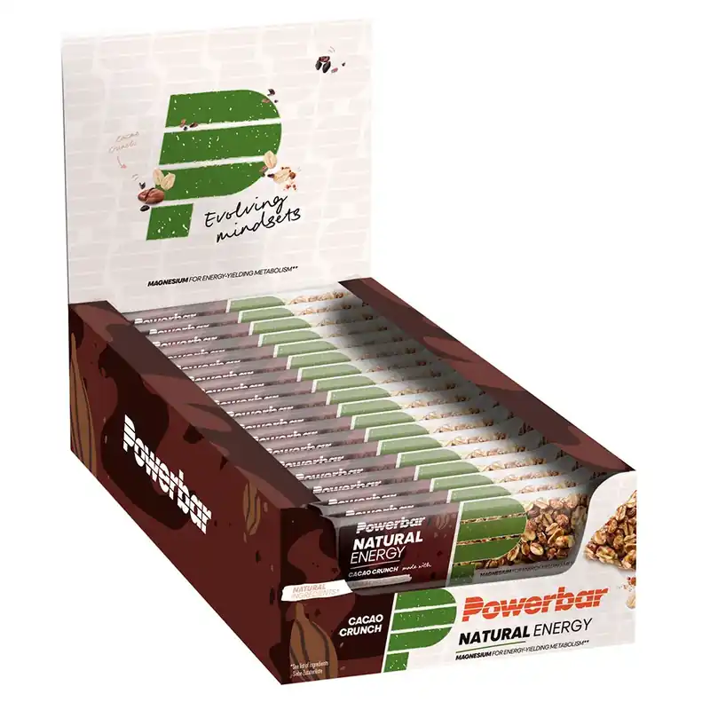 Offre Exclusive Powerbar Boîte de barres énergétiques Natural Cacao Croquant 40g 18 unités