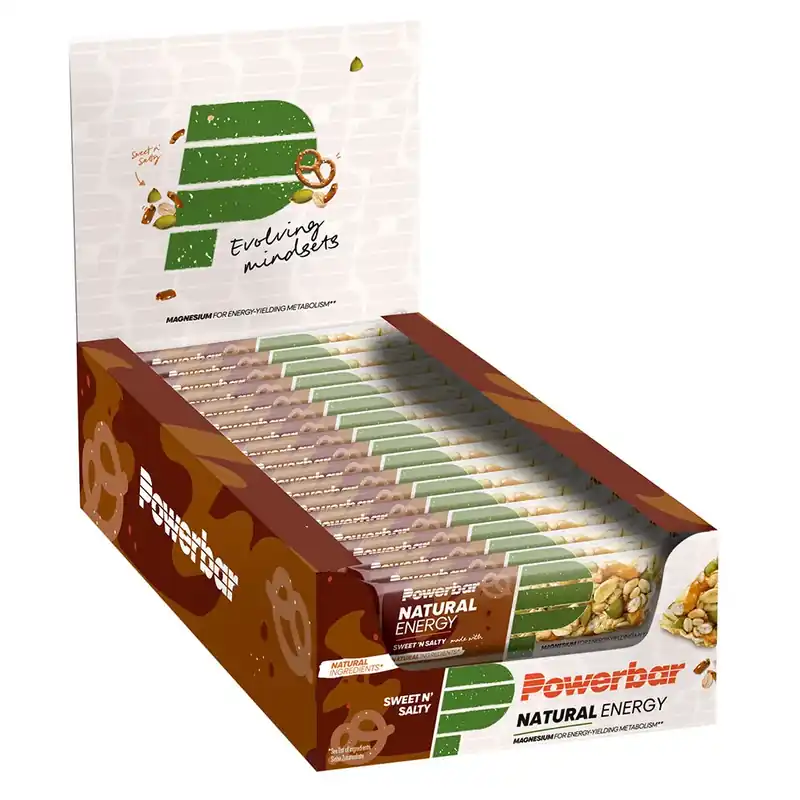 Achetez Aujourd'hui Powerbar Boîte de barres énergétiques Natural Sucré Salé 40g 18 unités