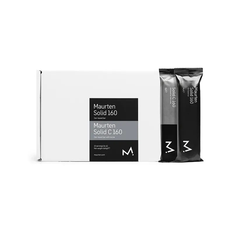 Maurten Boîte de barres énergétiques Solid Mix Avoine 55g 12 unités Paiement Sécurisé