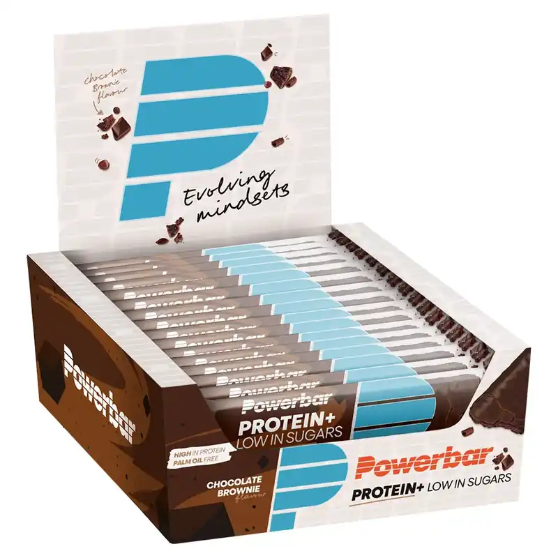 Offre Spéciale Powerbar Boîte de barres protéinées Plus Low Sugar 30% Brownie au chocolat 35g 30 unités