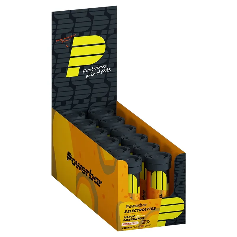 Powerbar Boîte de comprimés 5 Electrolytes Mangue & Fruit de la Passion 40g 12 unités Meilleure Vente