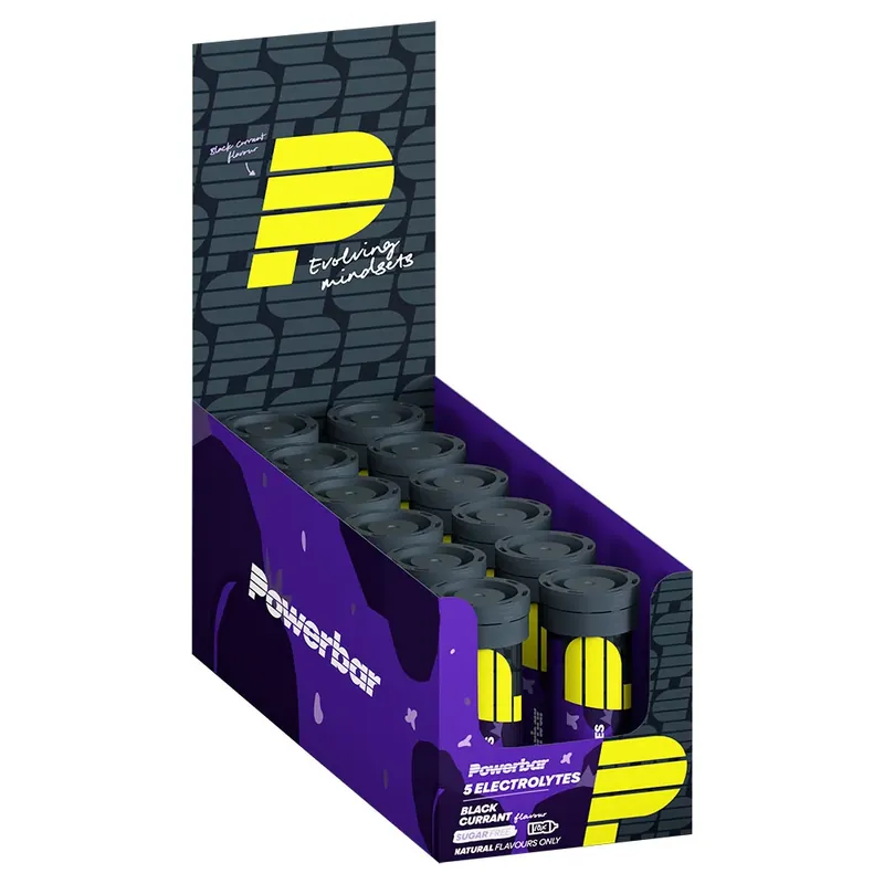 Nouveauté Powerbar Boîte de comprimés effervescents isotoniques Bebida Isotónica 5 Electrolytes 12 unités
