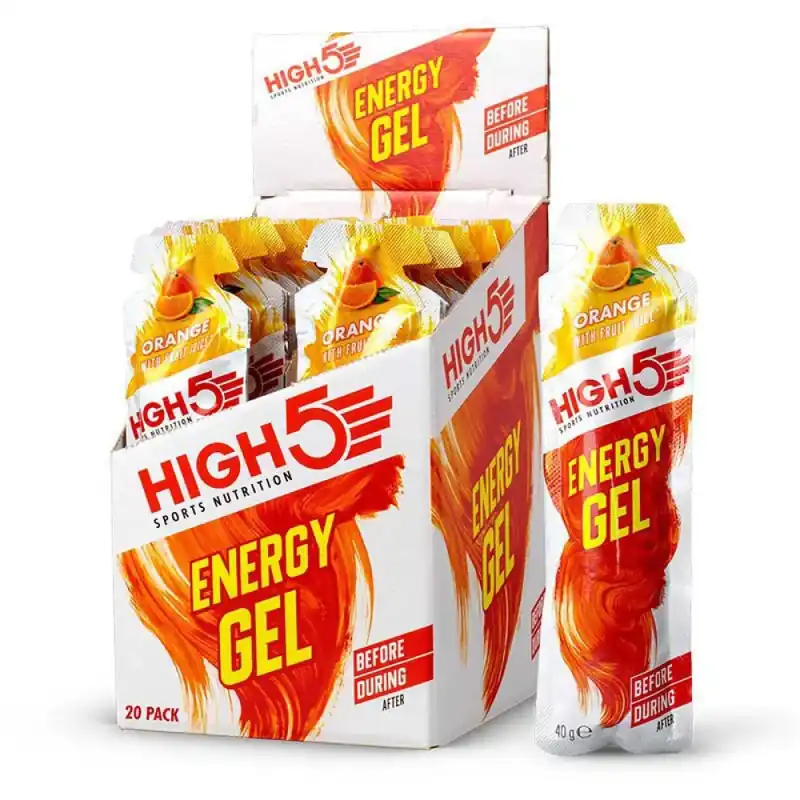 Certifié High5 Boîte de gels énergétiques 40g 20 unités