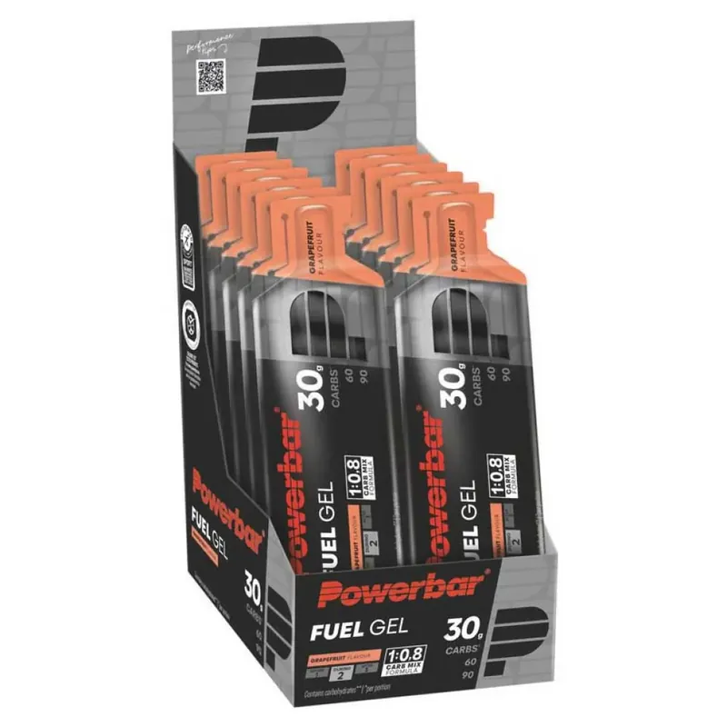 Powerbar Boîte de gels énergétiques Fuel 30 50ml Pamplemousse 12 unités Haute Qualité