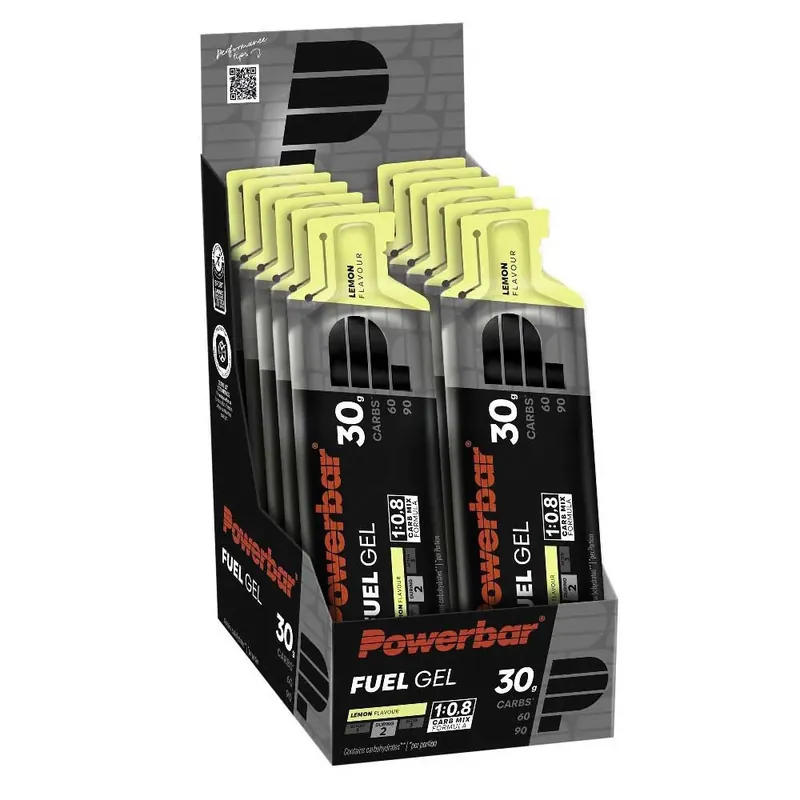 Powerbar Boîte de gels énergétiques Fuel 30 Black Line Citron 12 unités Prix Bas