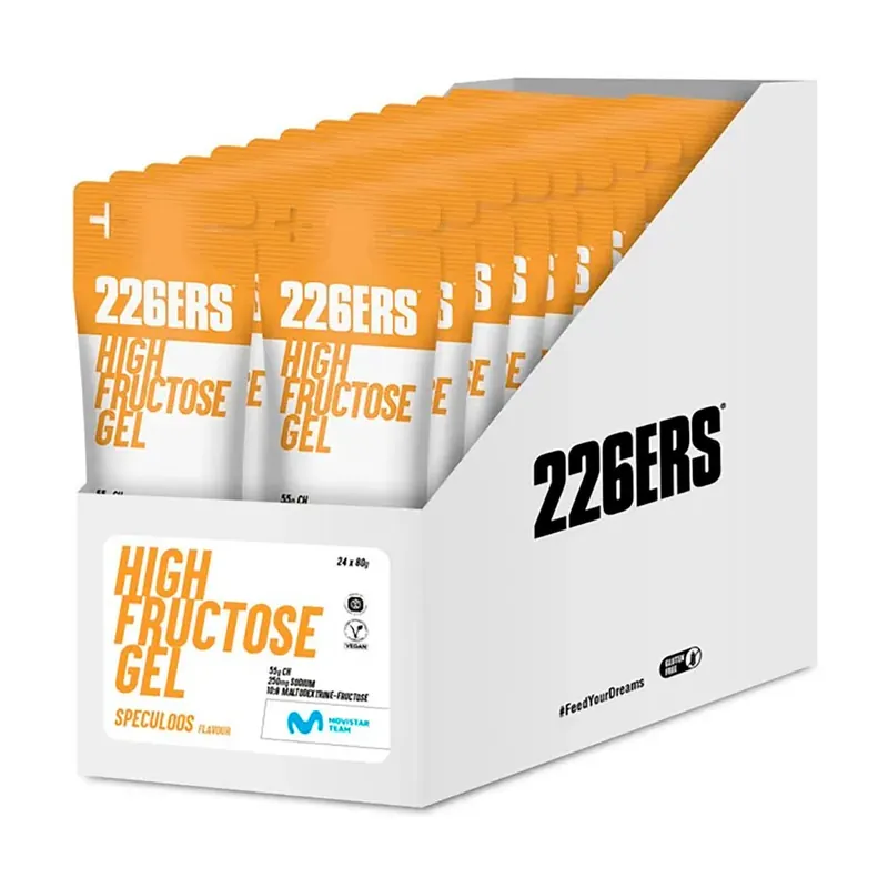 226ERS Boîte de gels énergétiques High Fructose 80g 24 unités Populaire