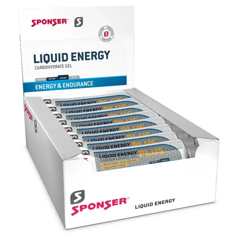Sponser Sport Food Boîte de gels énergétiques Liquid Plus 70g 18 unités Soldes
