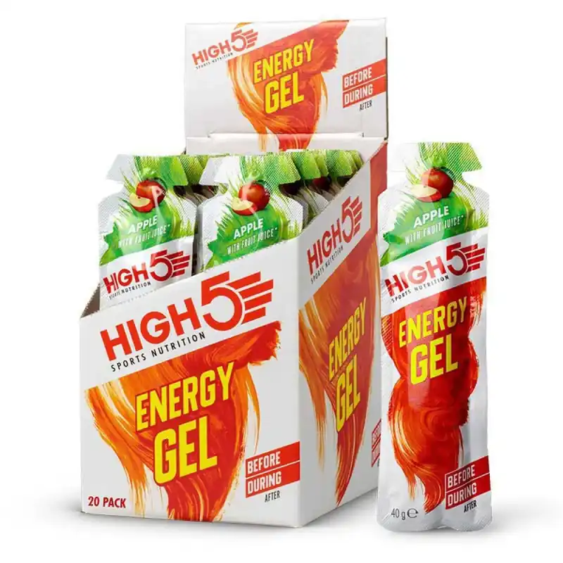 Acheter En Ligne High5 Boîte de gels énergétiques Pomme 40g 20 unités