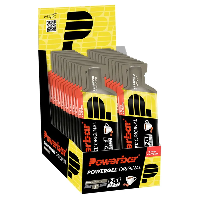 Powerbar Boîte de gels énergétiques Powergel Espresso 41g 24 unités Certifié