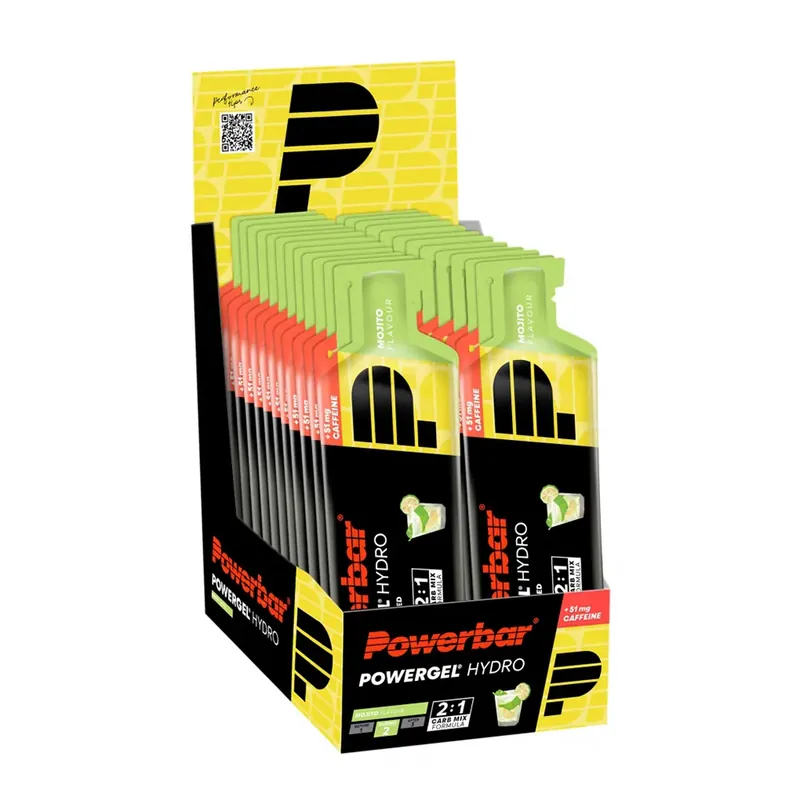 Quantité Limitée Powerbar Boîte de gels énergétiques Powergel Hydro Mojito 67ml 24 unités