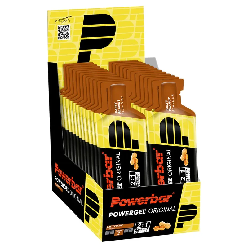 Must-Have Powerbar Boîte de gels énergétiques Powergel Original Cacahuète 41g 24 unités