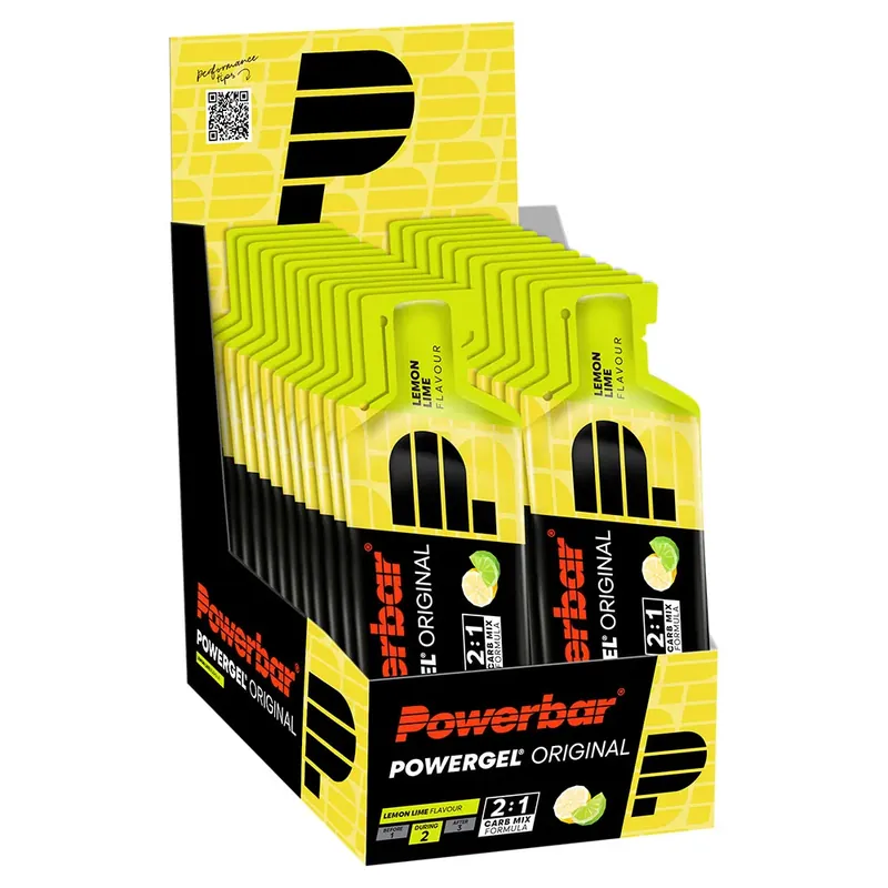 Powerbar Boîte de gels énergétiques PowerGel Original Citron & Lime 41g 24 unités Prix Réduit