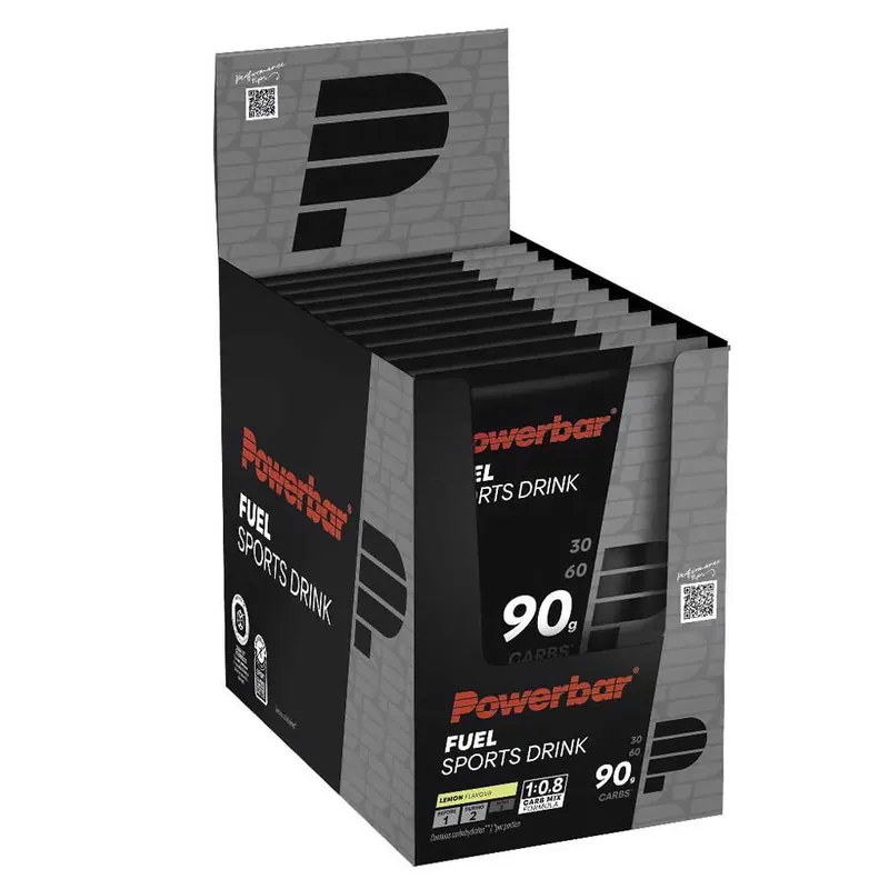 Powerbar Boîte de sticks monodose Fuel 90 Black Line Citron 10 unités Livraison Express