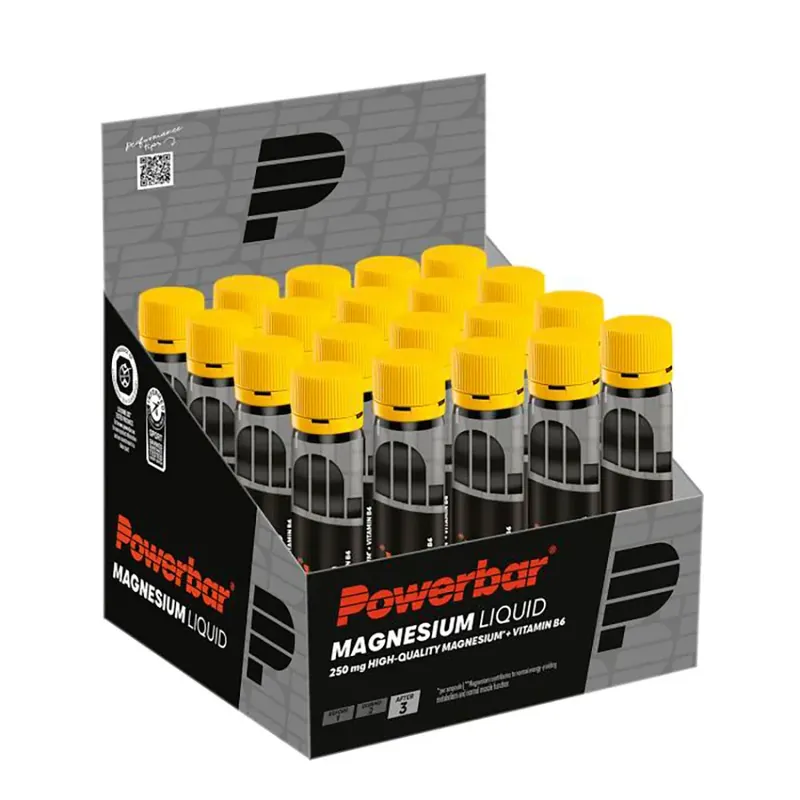 Authentique Powerbar Boîte Monodose de Récupération Magnesio Black Line 20 unités