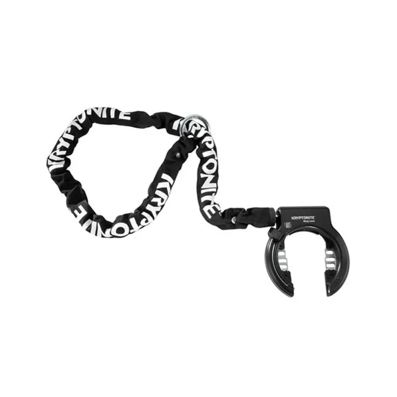 Acheter En Ligne Kryptonite Cadenas de cadre de vélo Ring Retractable Whith Chain Plug In
