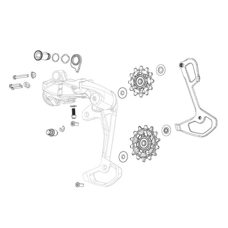 Sram Cage de dérailleur XX SL/XXX T-Type Eagle AXS Commande En Gros