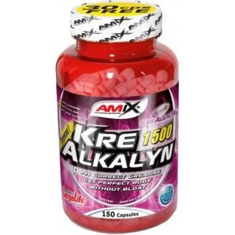 Prix Choc Amix Capsules de créatine Monohidrato Kre-Alkalyn 150 unités