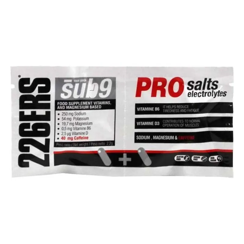 Satisfait Ou Remboursé 226ERS Capsules Sub9 Pro Salts Electrolytes Duplo Saveur Neutre 40 unités