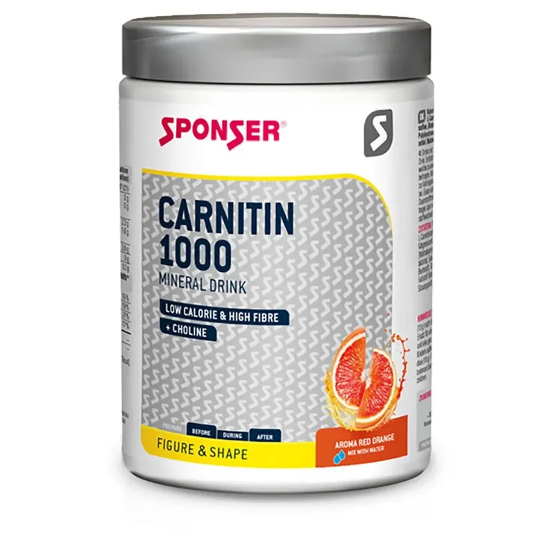 Sponser Sport Food Carnitine 1000 Boisson en Poudre Rouge Orange 400g Prix Choc