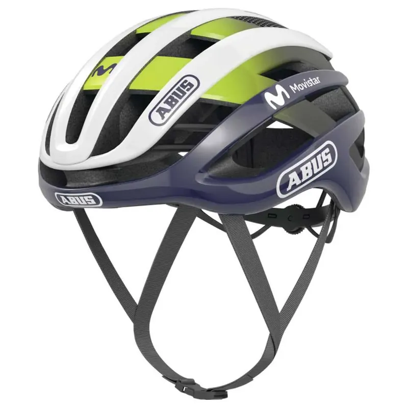 Meilleure Vente ABUS Casque AirBreaker Movistar Team 23