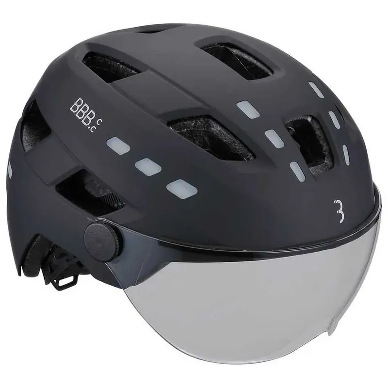 BBB Casque urbain District Led FaceShield Seulement Aujourd'hui