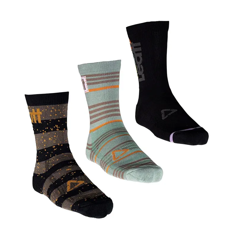 Affaire À Saisir Leatt Chaussettes crew MTB 3 unités